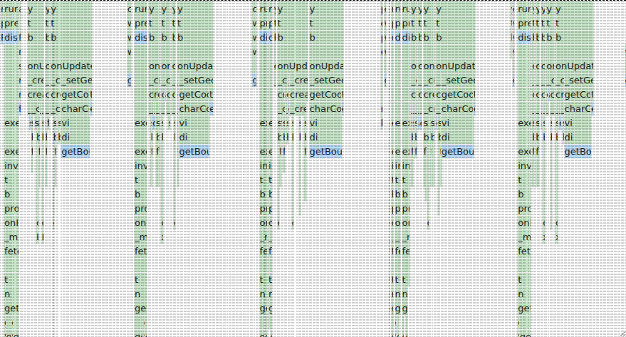 JS profiling trace in macro mode